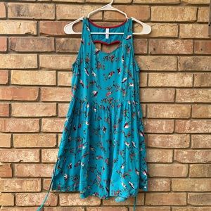 The cutest blue bird dress